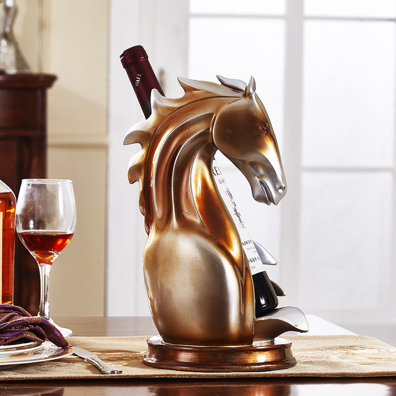 Horse Head Wine Rack