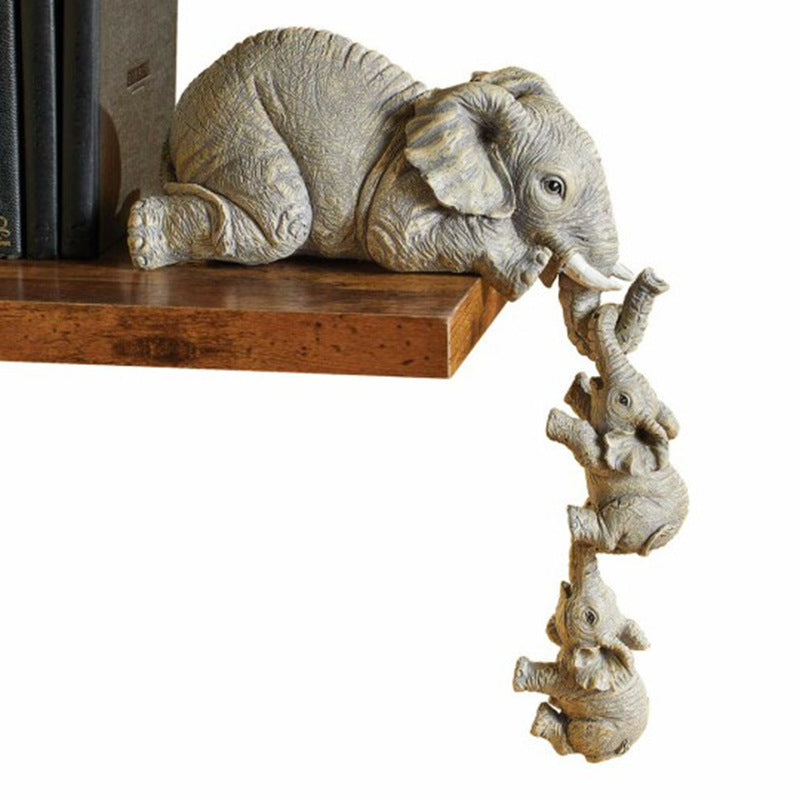 Elephant Resin Decoration