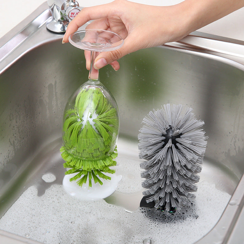 Kitchen Multi Functional Suction Cup Brush Cup Scrubber