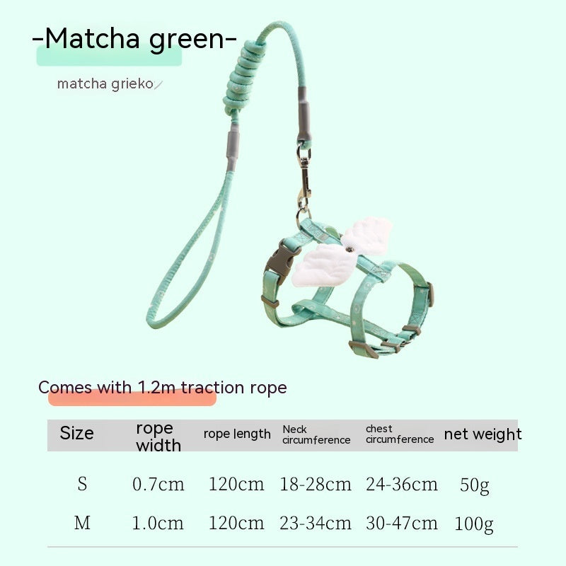 Adjustable Pet Cat Hand Holding Rope