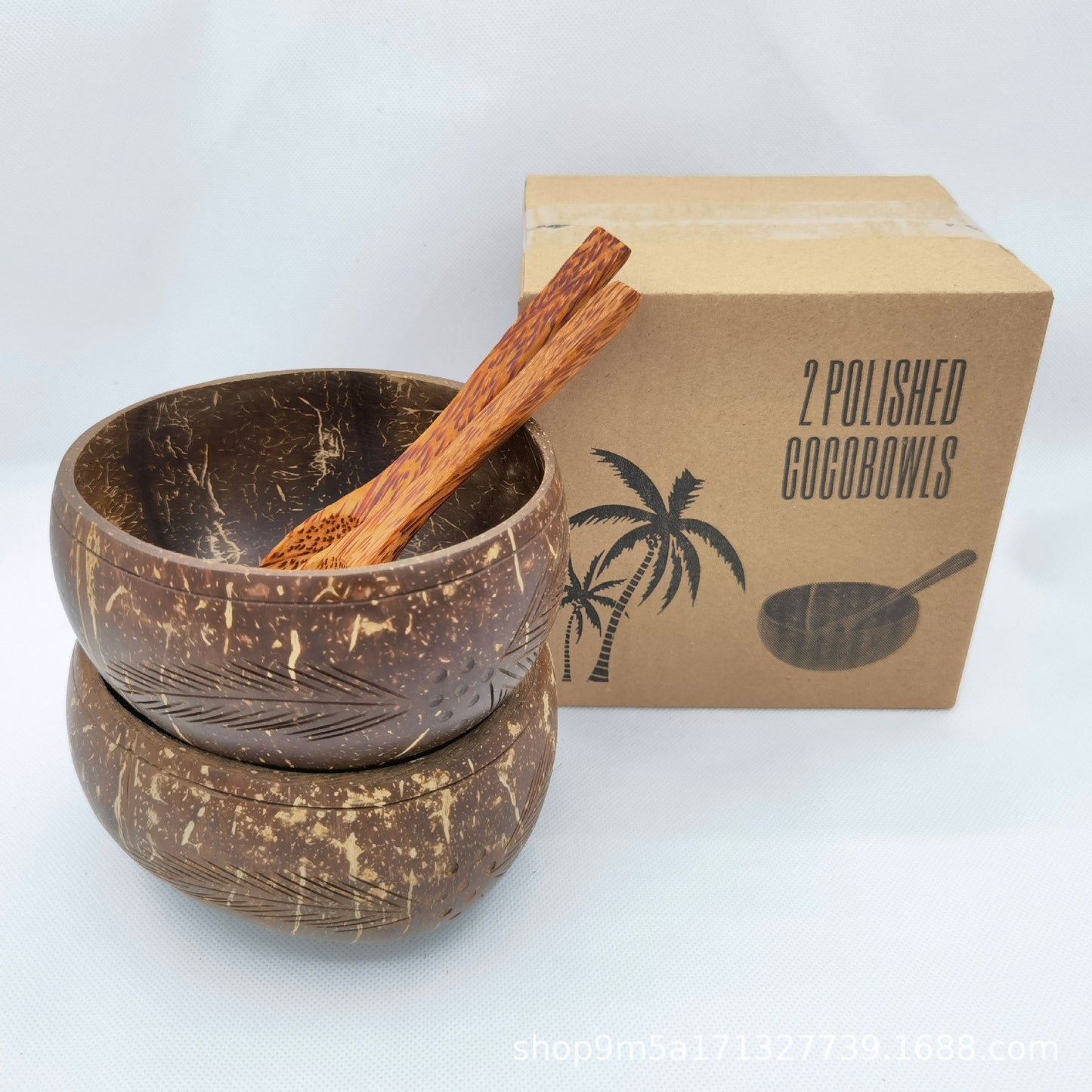 Natural Coconut Old Shell Bowl