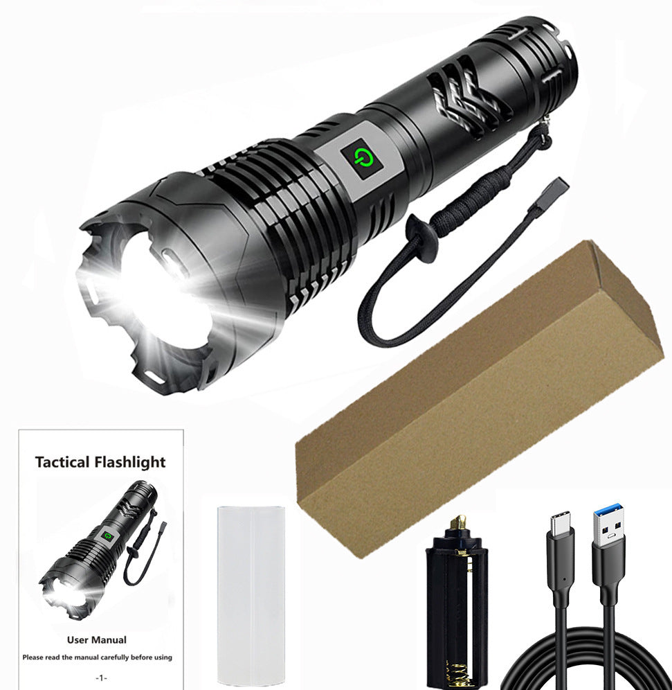 Aluminum Alloy Strong Light Flashlight