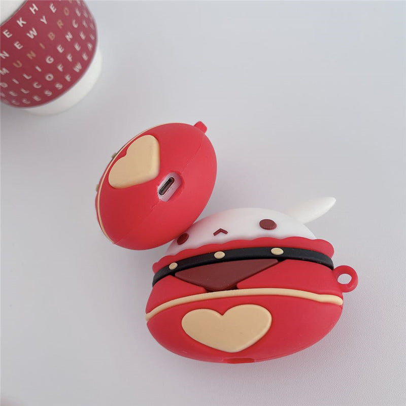 Compatible with Apple, Cartoon Love Bunny Protective Soft Pack