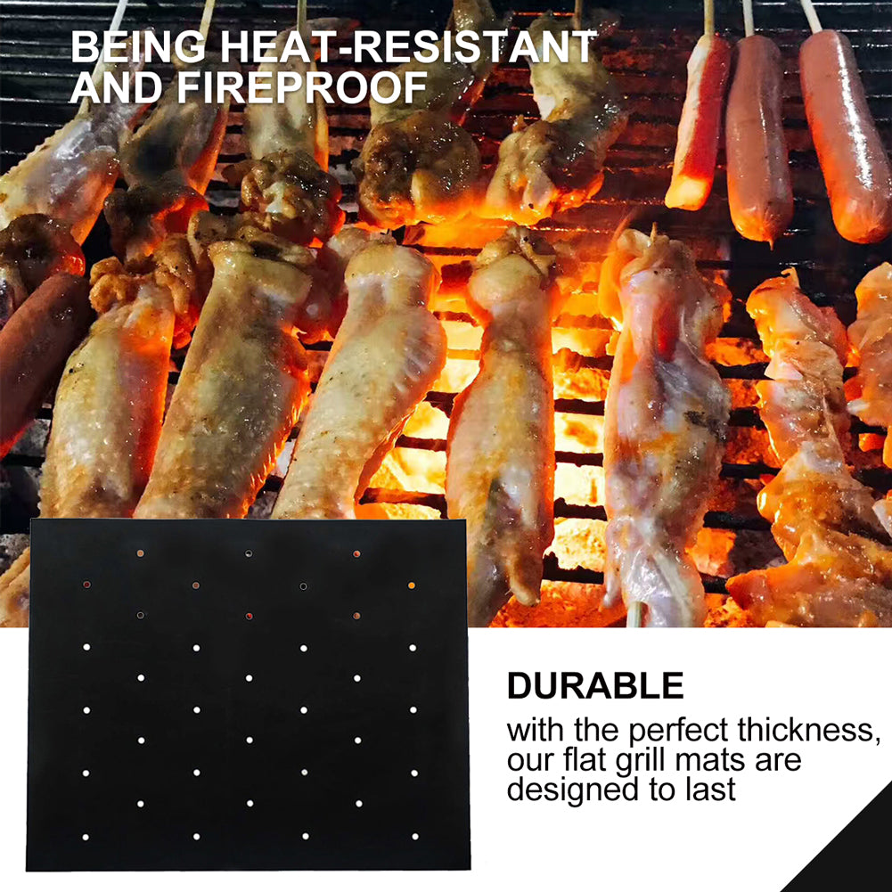 Thickened BBQ Non-stick Barbecue Mat Barbecue Mat Outdoor Barbecue Mat